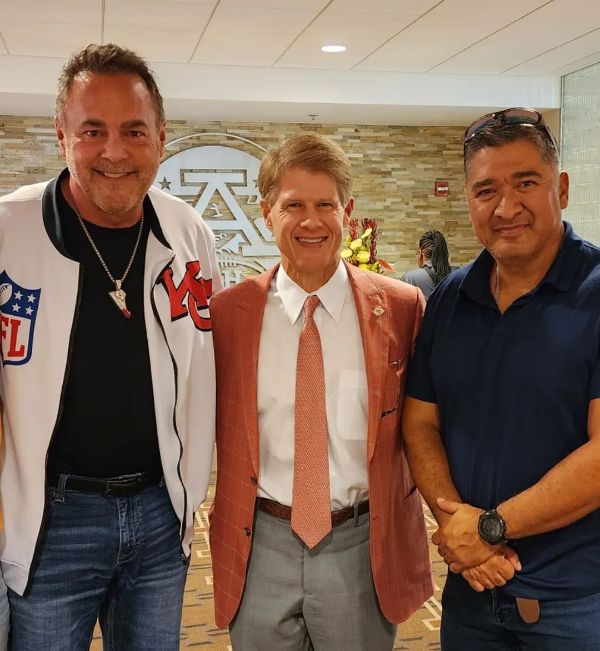 Clark Hunt and long time friends since he was a 16-year-old ball boy