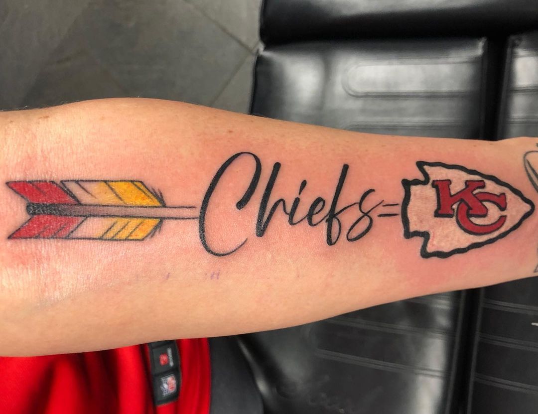 Chiefs Logo Tattoo with Arrowhead