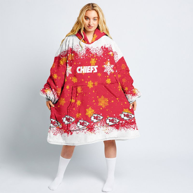 kansas city chiefs christmas pattern limited edition snug hoodie nla034210 0zw70