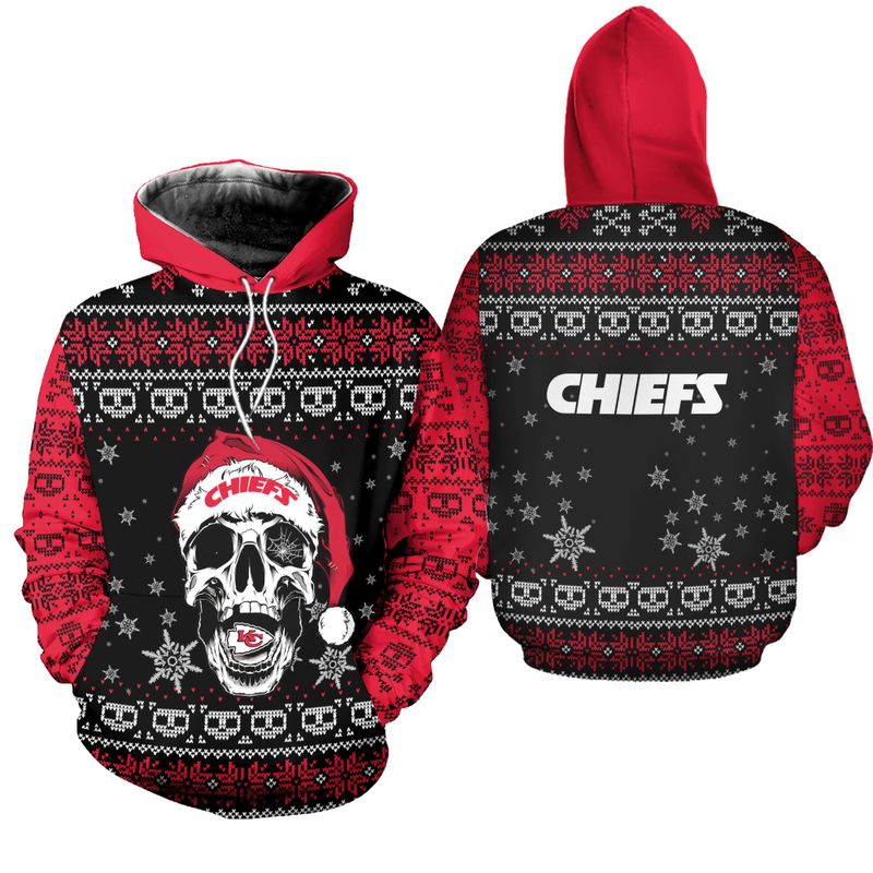 kansas city chiefs christmas reindeer hoodie zip up hoodie nla037210 fn3c1