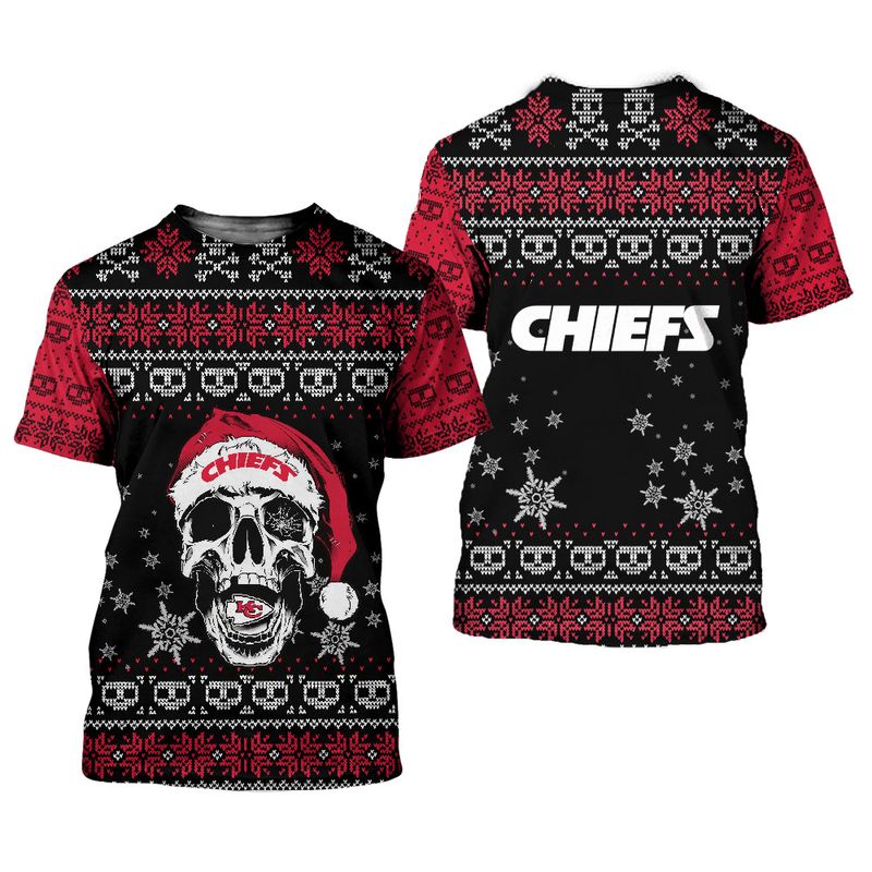 kansas city chiefs christmas reindeer limited edition unisex t shirts nla0372106 40puu