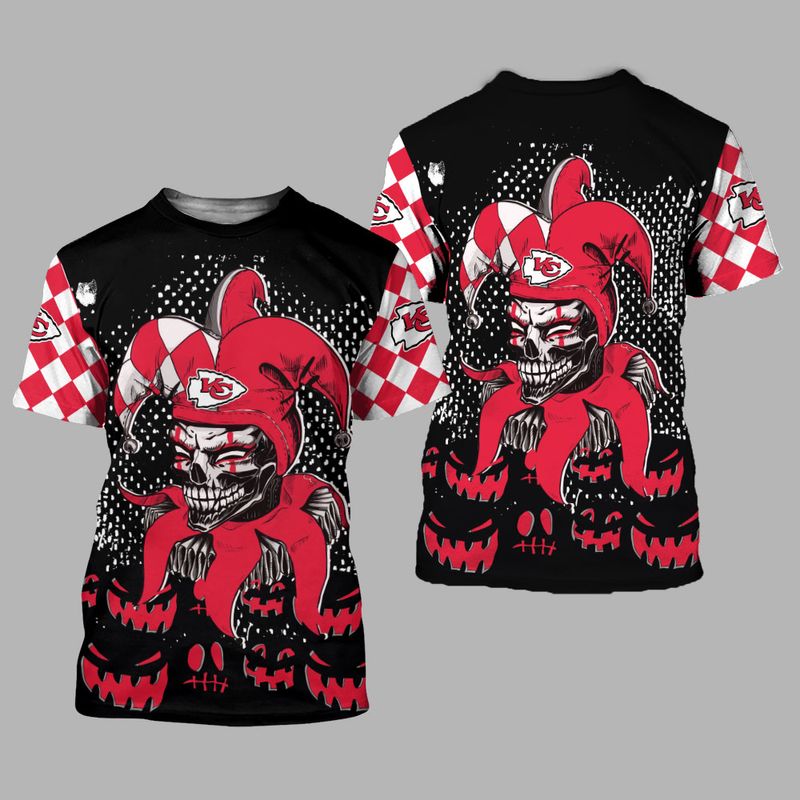 kansas city chiefs halloween clown limited edition unisex t shirts nla0252106 rcgn9