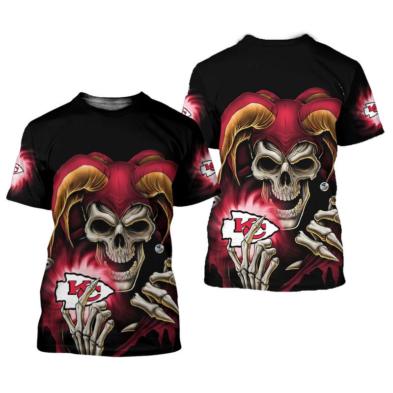 kansas city chiefs halloween clown limited edition unisex t shirts nla0260106 w3s4u