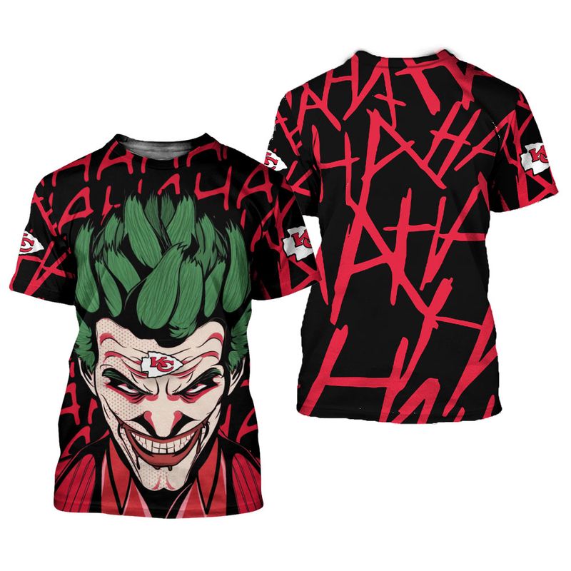 kansas city chiefs halloween joker limited edition unisex t shirts nla0285106 f1diw