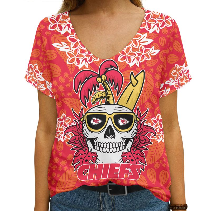 kansas city chiefs hawaii skull limited edition summer collection t shirts s 5xl nla0669101 1y7i7