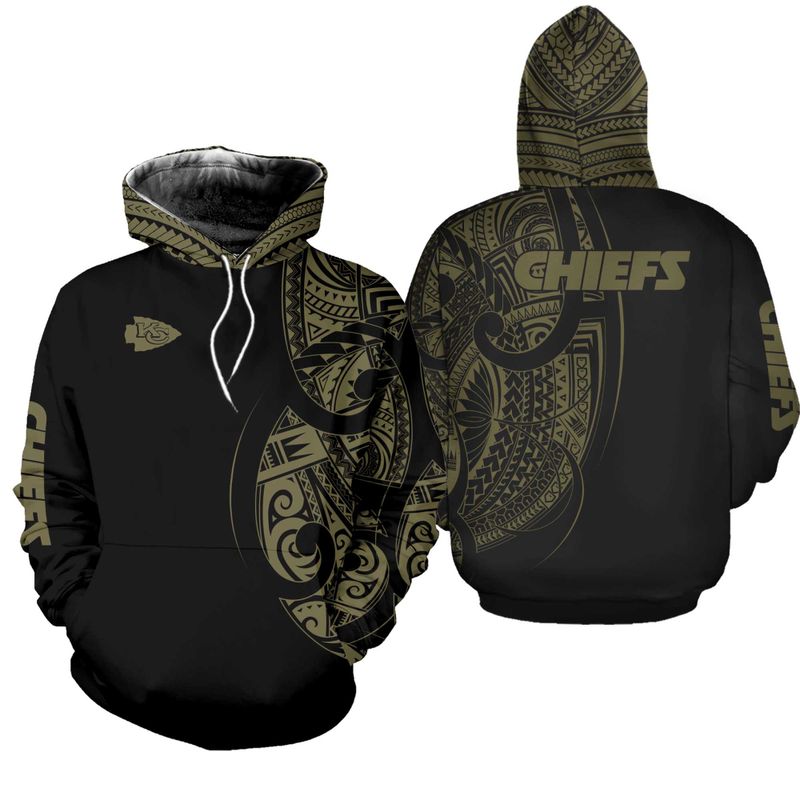 kansas city chiefs hoodie polynesian design chiefs hoodie black gts004364 040ka