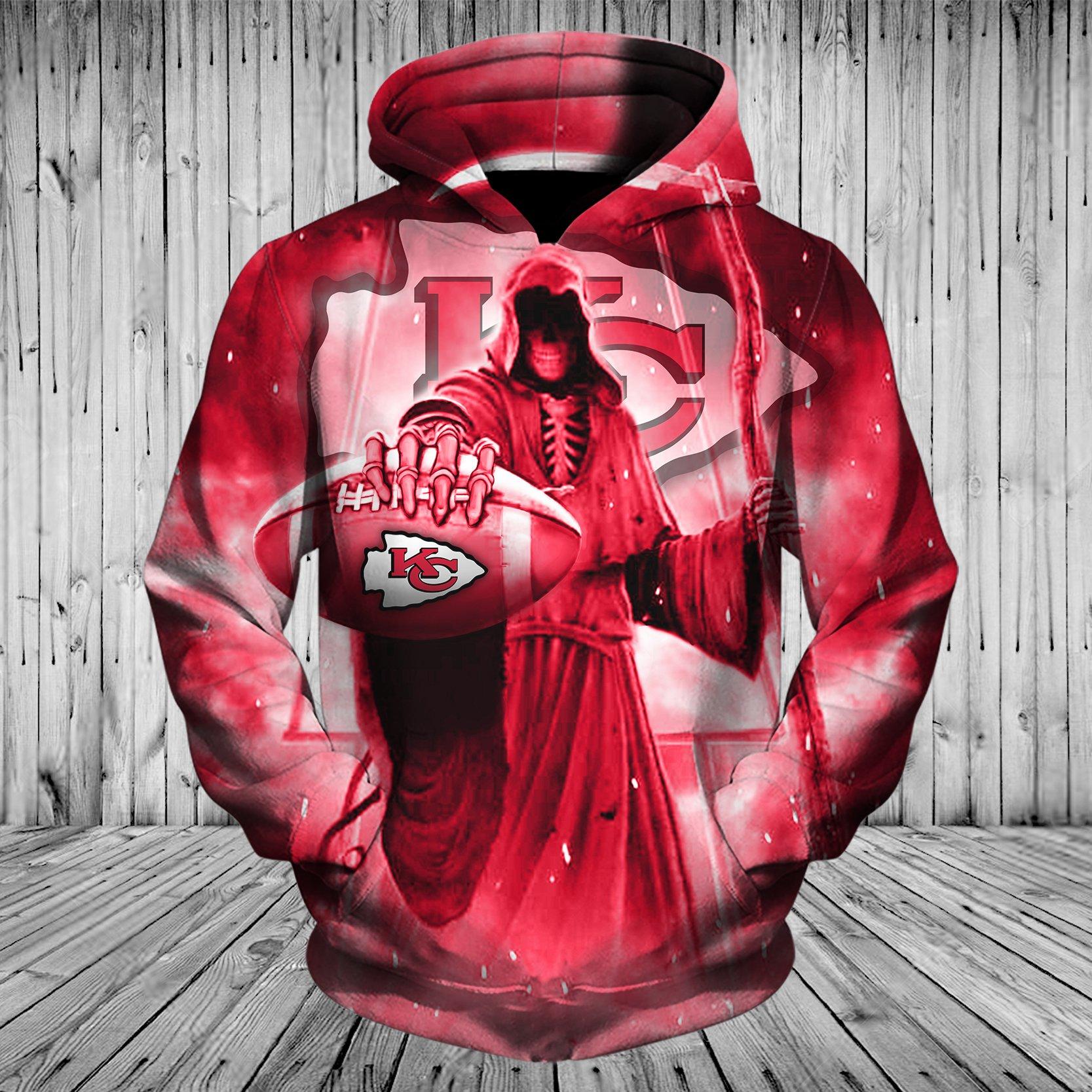 kansas city chiefs limited edition all over print full 3d hoodie adult sizes s 5xl gts005493 n8fot