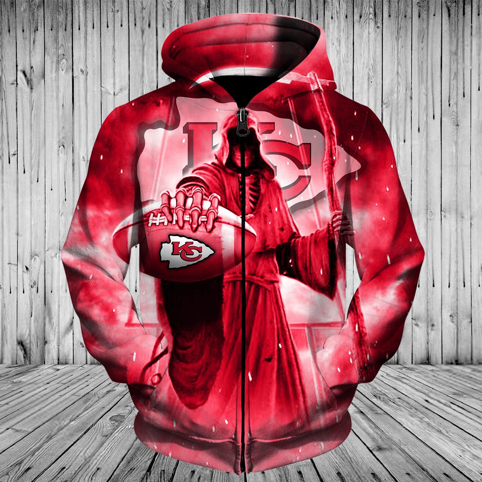 kansas city chiefs limited edition all over print full 3d hoodie adult sizes s 5xl gts005493 o4n1m