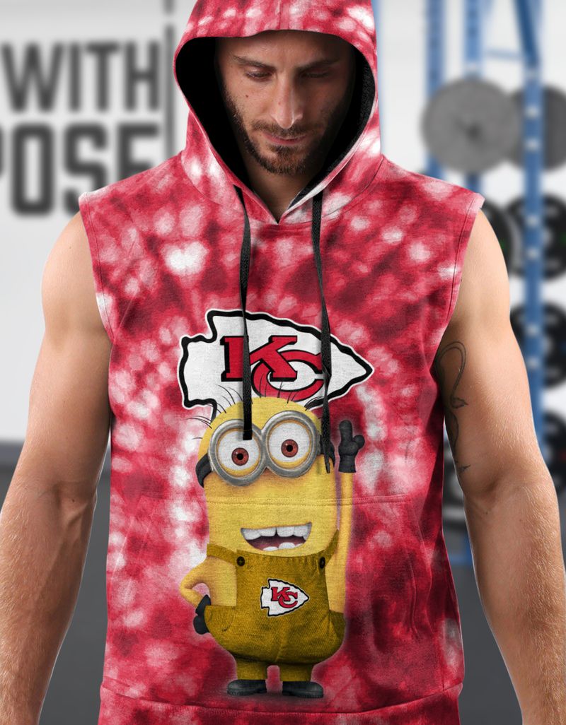 kansas city chiefs minion limited edition hoodie size s 5xl new035110 ofm01