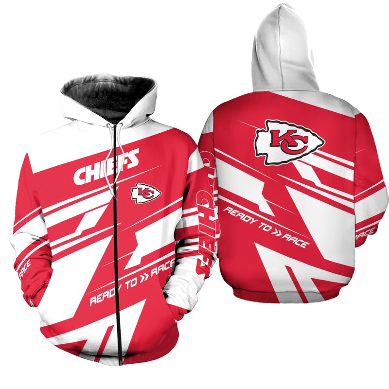kansas city chiefs ready to race limited edition hoodie zip hoodie and joggers unisex size new056810 rndgo
