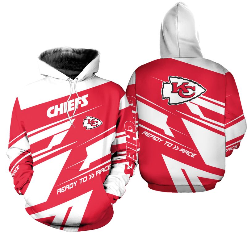 kansas city chiefs ready to race limited edition hoodie zip hoodie and joggers unisex size new056810