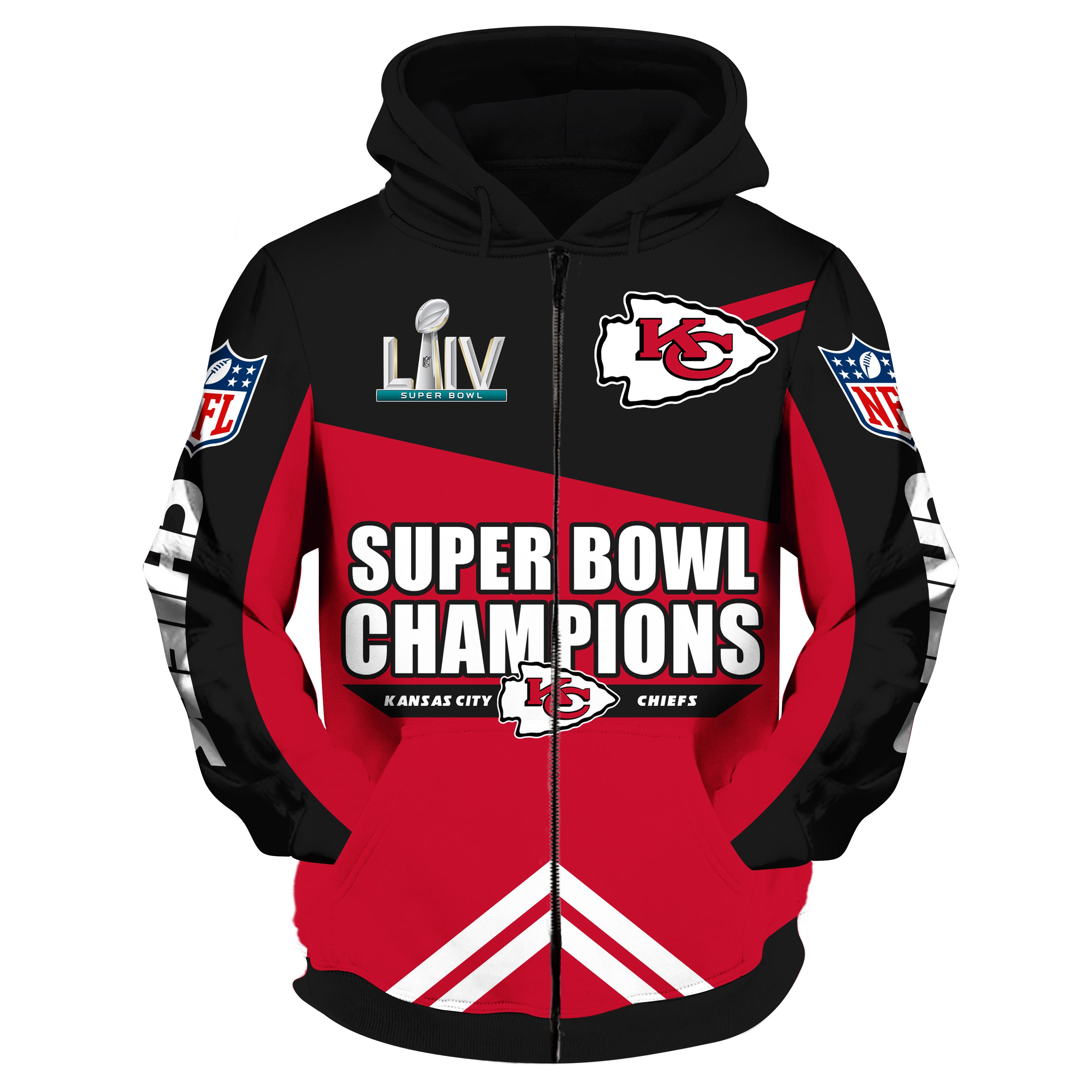 kansas city chiefs super bowl champions 54 liv 3d full printing hoodie full sizes th1281 fz5si