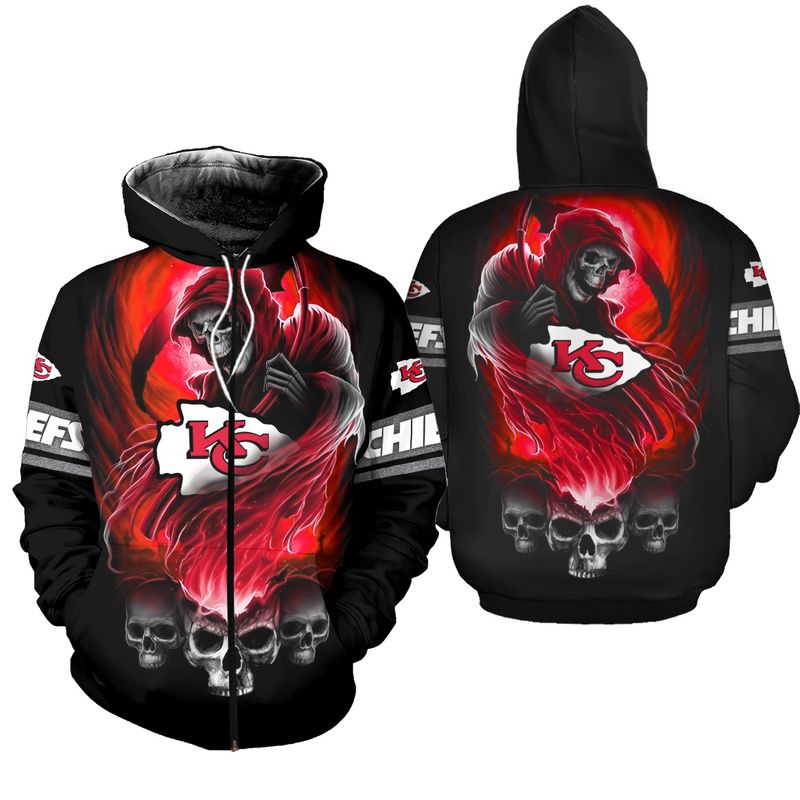 nfl kansas city chiefs limited edition zip hoodie fleece hoodie size s 5xl new008810 v3p4o