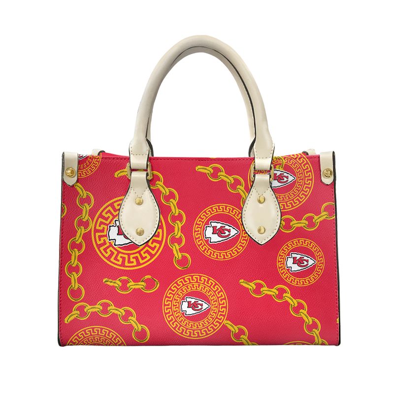 kansas city chiefs chain pattern limited edition fashion lady handbag new0421106940755 9gjvz
