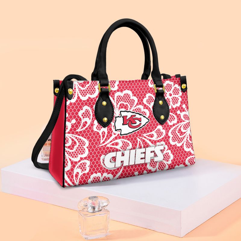 kansas city chiefs flower pattern limited edition fashion lady handbag nla05481064685608 cwfpu