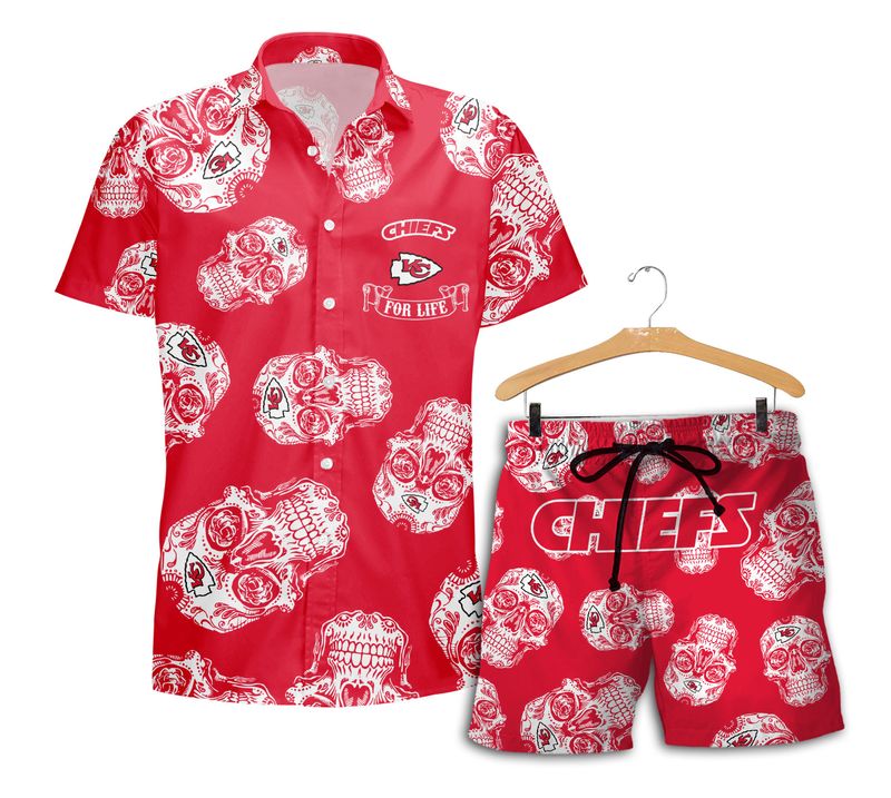 kansas city chiefs for life hawaii shirt and shorts summer new01941098443823