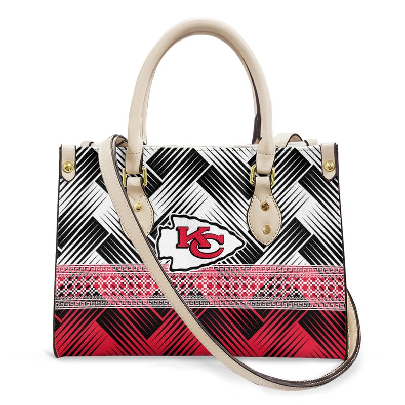 kansas city chiefs geometric pattern limited edition fashion lady handbag nla05181026063575 b4gr4
