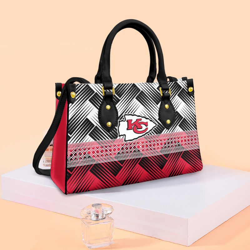 kansas city chiefs geometric pattern limited edition fashion lady handbag nla05181026063575 lqlem