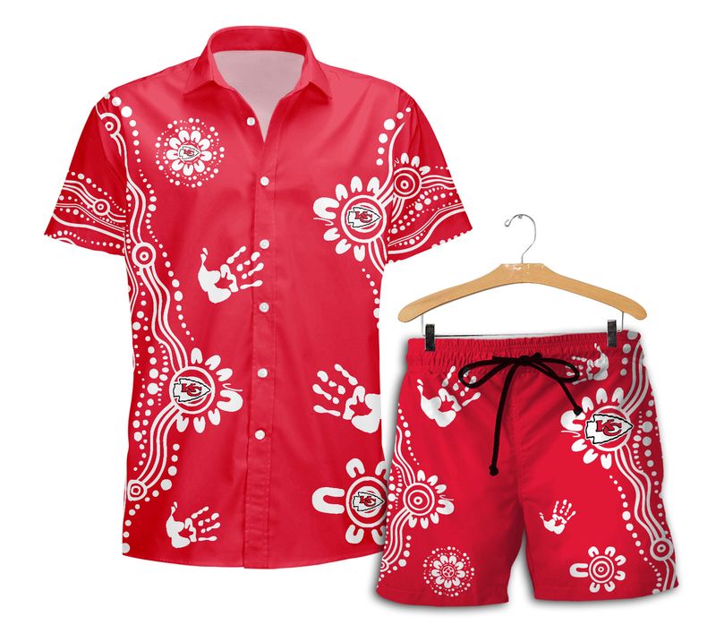 kansas city chiefs hawaii shirt and shorts summer new02031031632798 i3ttc