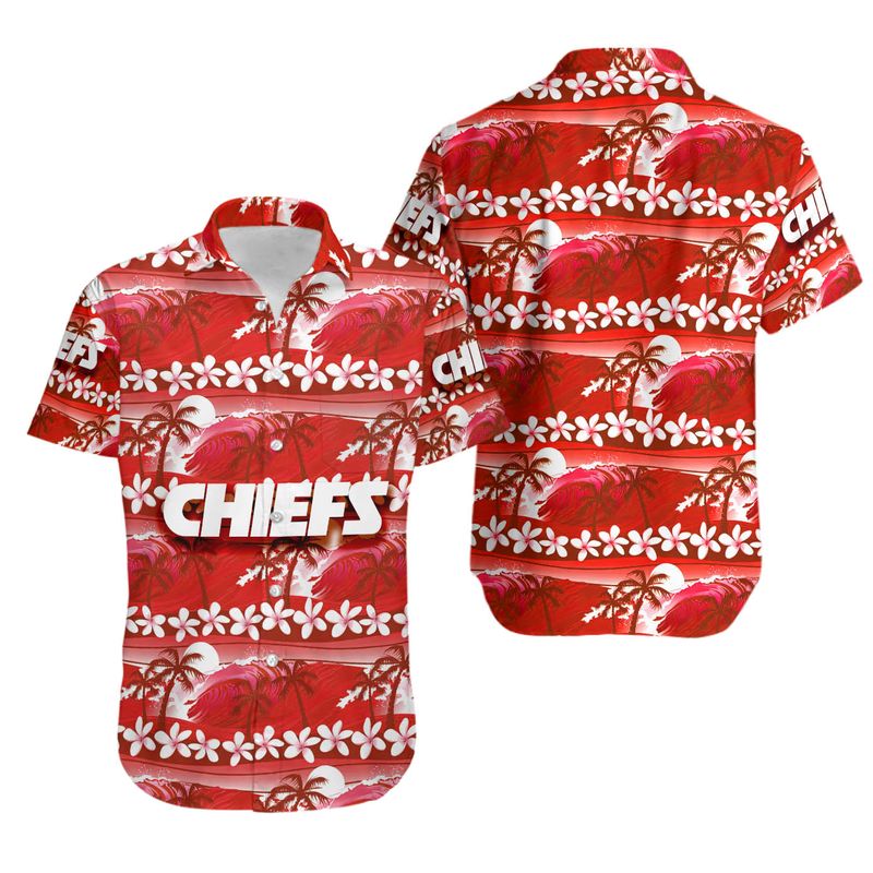 kansas city chiefs hawaiian shirt and shorts summer nla00571061672860