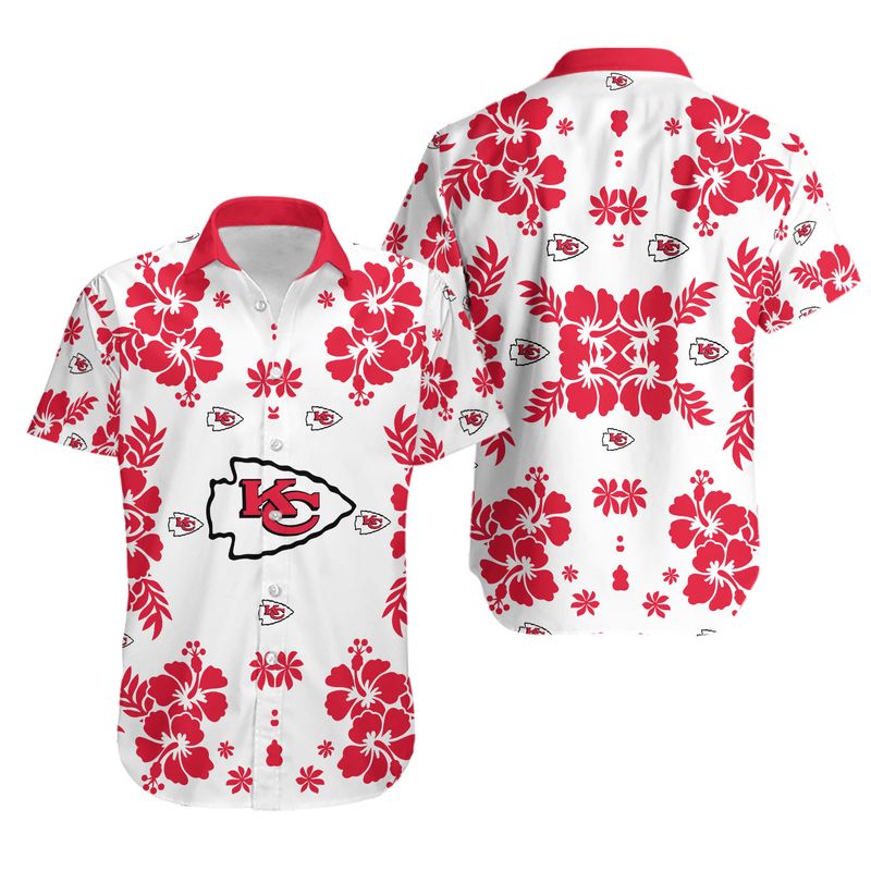 kansas city chiefs hibiscus flower hawaii shirt and shorts summer nla00261010969259