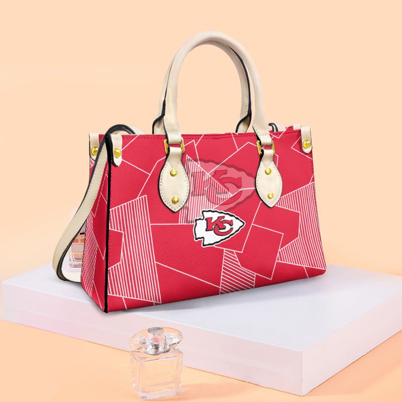 kansas city chiefs line pattern limited edition fashion lady handbag nla05121067603221 ywyrl