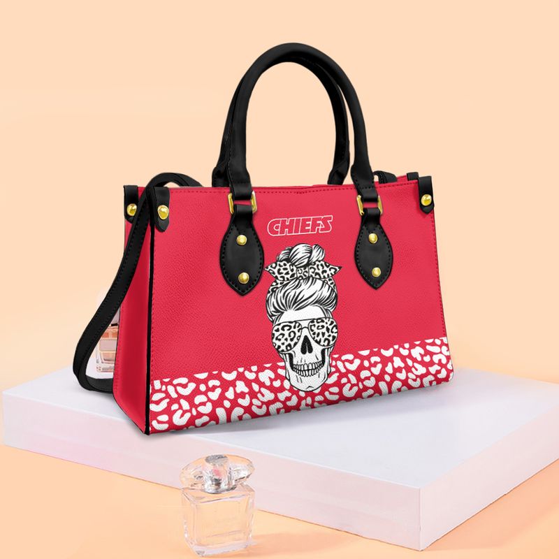 kansas city chiefs skull girl pattern limited edition fashion lady handbag nla04971024381955 vgqwf