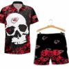 kansas city chiefs skull hawaii shirt and shorts summer nla06511023431306 fbfw7