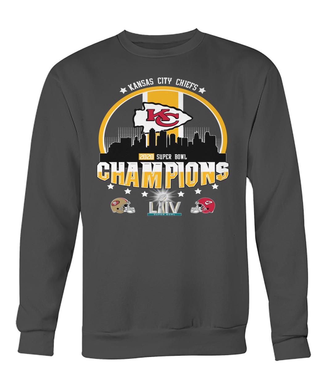 Kansas City Chiefs Super Bowl Champions 54 Mens and Womens Sweatshirt TH1320