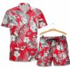 kansas city chiefs tropical flowers hawaii shirt and shorts summer new01861014440312 idww1