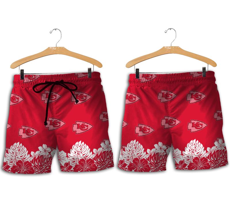 kansas city chiefs tropical pattern hawaii shirt and shorts summer nla06601059762004 ksr2p