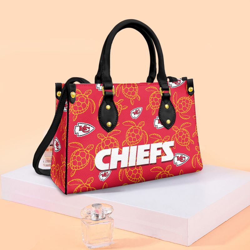 kansas city chiefs turle pattern limited edition fashion lady handbag new04531065568990 2v617