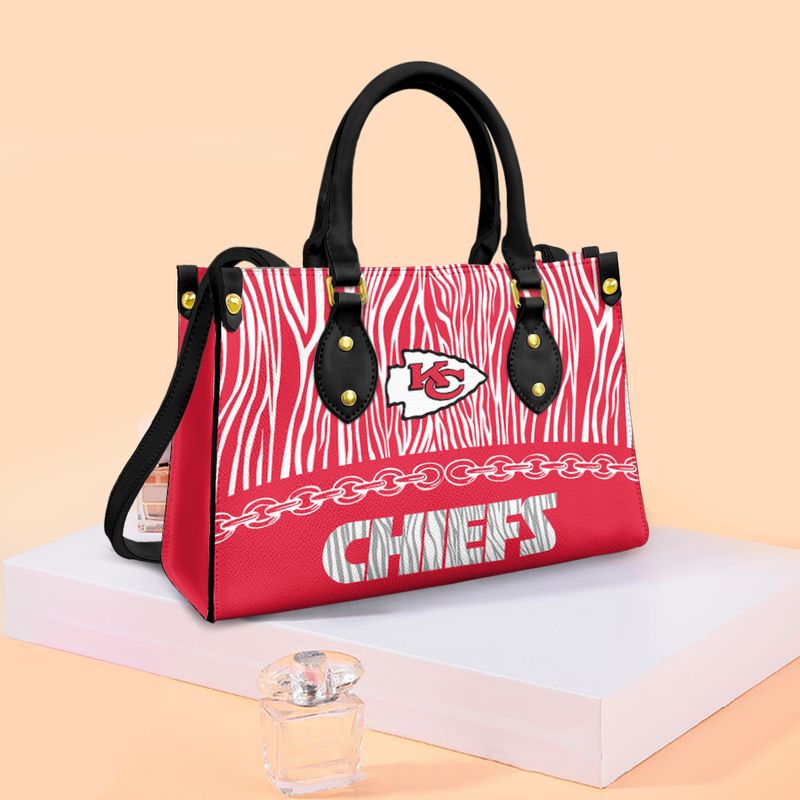 kansas city chiefs zebra pattern limited edition fashion lady handbag nla0545108063611 w6d3y
