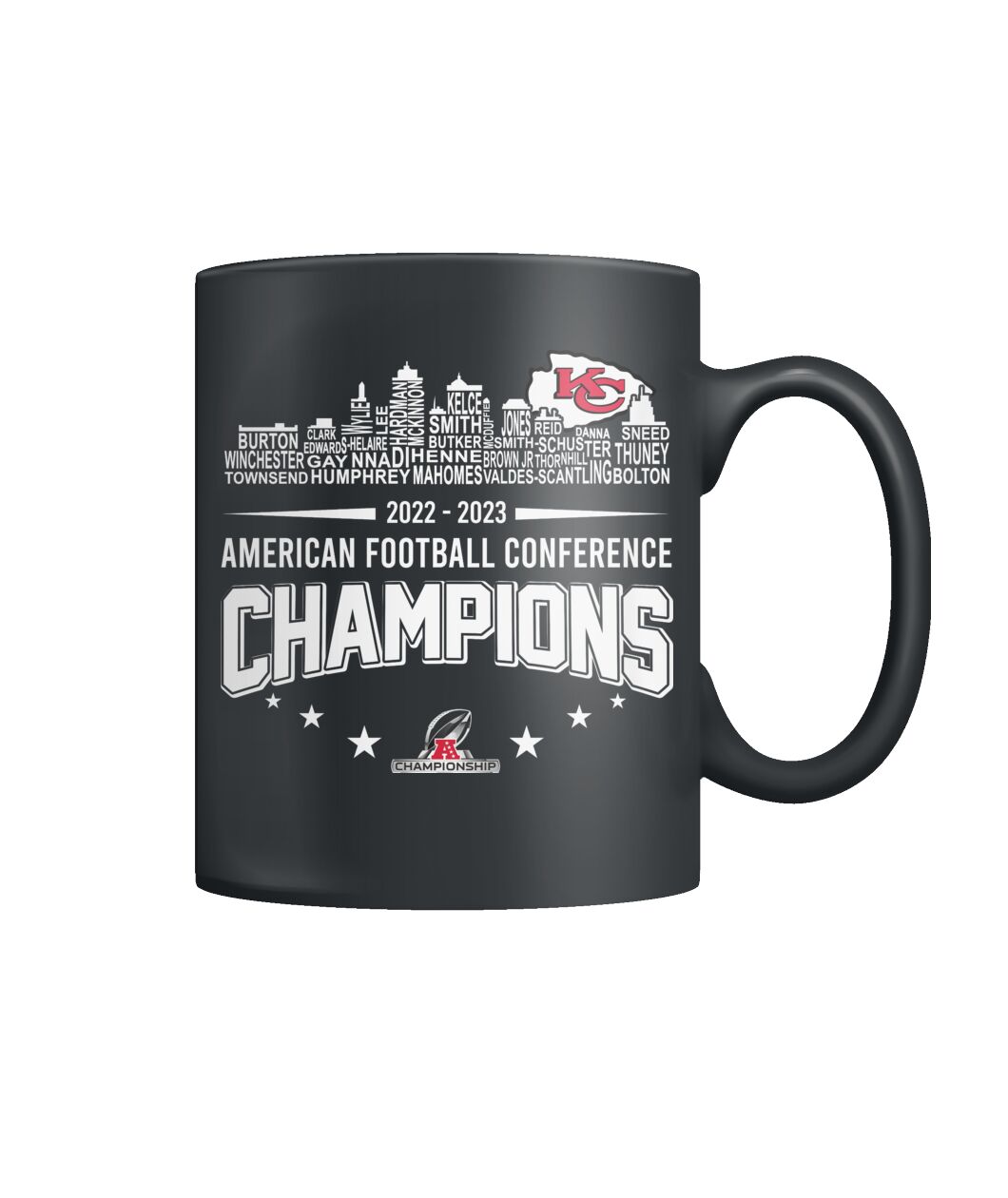 nfl kansas city chiefs american football conference champions tumbler68819164