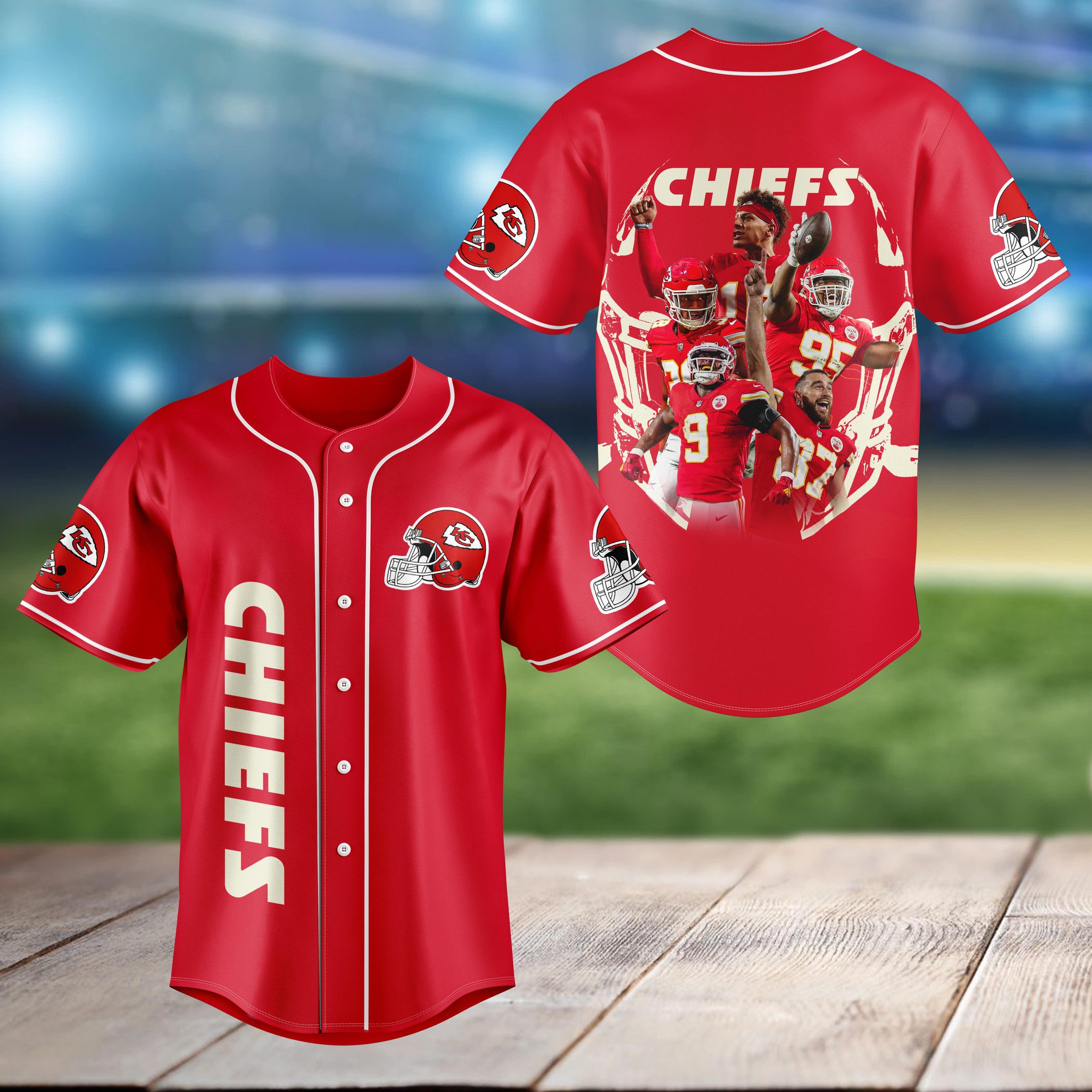 Kansas City Chiefs Baseball Jersey
