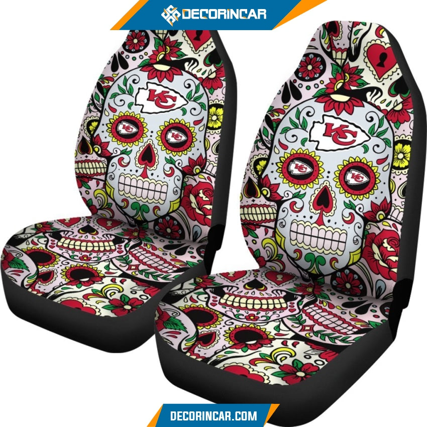 party skull kansas city chiefs car seat covers49666370 c6ked