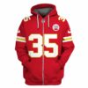 justin watson kansas city chiefs american football conference champions hoodie zip hoodie red 29mu1