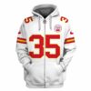 justin watson kansas city chiefs american football conference champions hoodie zip hoodie white twkx4