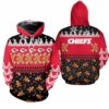kansas city chiefs christmas gingerbread man limited edition unisex hoodie zip up hoodie nla035410 c87kc