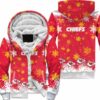 kansas city chiefs christmas pattern hoodie zip up hoodie nla034210 2z4ox