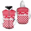 kansas city chiefs christmas pattern pine hoodie zip up hoodie nla039010 us2z9