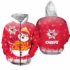 kansas city chiefs christmas snowman hoodie zip up hoodie nla036310 zkacz