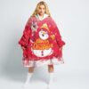 kansas city chiefs christmas snowman limited edition snug hoodie nla036310 4io35