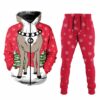 kansas city chiefs funny christmas reindeer limited edition hoodie zip hoodie size new055110 do1jm