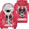 kansas city chiefs halloween clown edition unisex hoodie zip up hoodie new044810 bd5qy