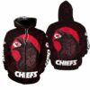 kansas city chiefs halloween crow hoodie zip up hoodie nla029110 o267s