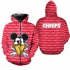 kansas city chiefs halloween evil mickey hoodie zip up hoodie new041910 2g9bd