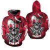 kansas city chiefs halloween skull clown hoodie zip up hoodie fleece nla029210 p15oc
