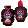 kansas city chiefs halloween skull hoodie zip up hoodie fleece nla027310 a995a