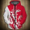 kansas city chiefs limited edition all over print hoodie zip hoodie size s 5xl s2bhq